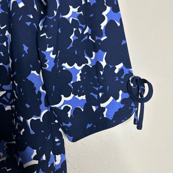 Talbots Floral Print Crepe Shift Dress Size 8 - Picture 9 of 14